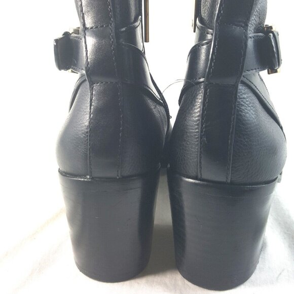 Louise Et Chie Y2K 90s Ankle Booties Boots Black Leather Zip USA Size 10 M - Picture 5 of 9
